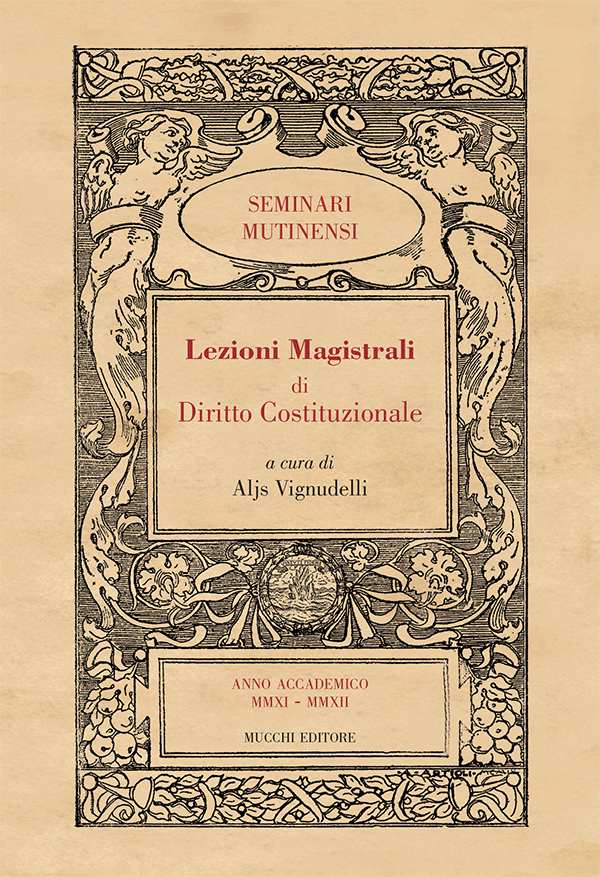  - Lezioni Magistrali di Diritto Costituzionale II