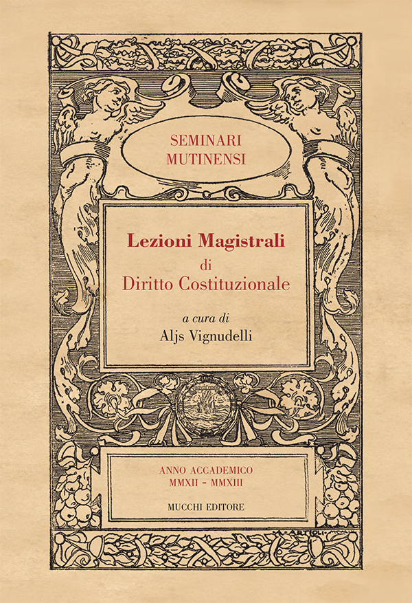  - Lezioni Magistrali di Diritto Costituzionale III